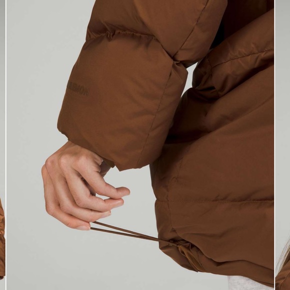 NWT Lululemon Long Oversized Down Jacket / Roasted Brown ——M/L - Picture 5 of 10